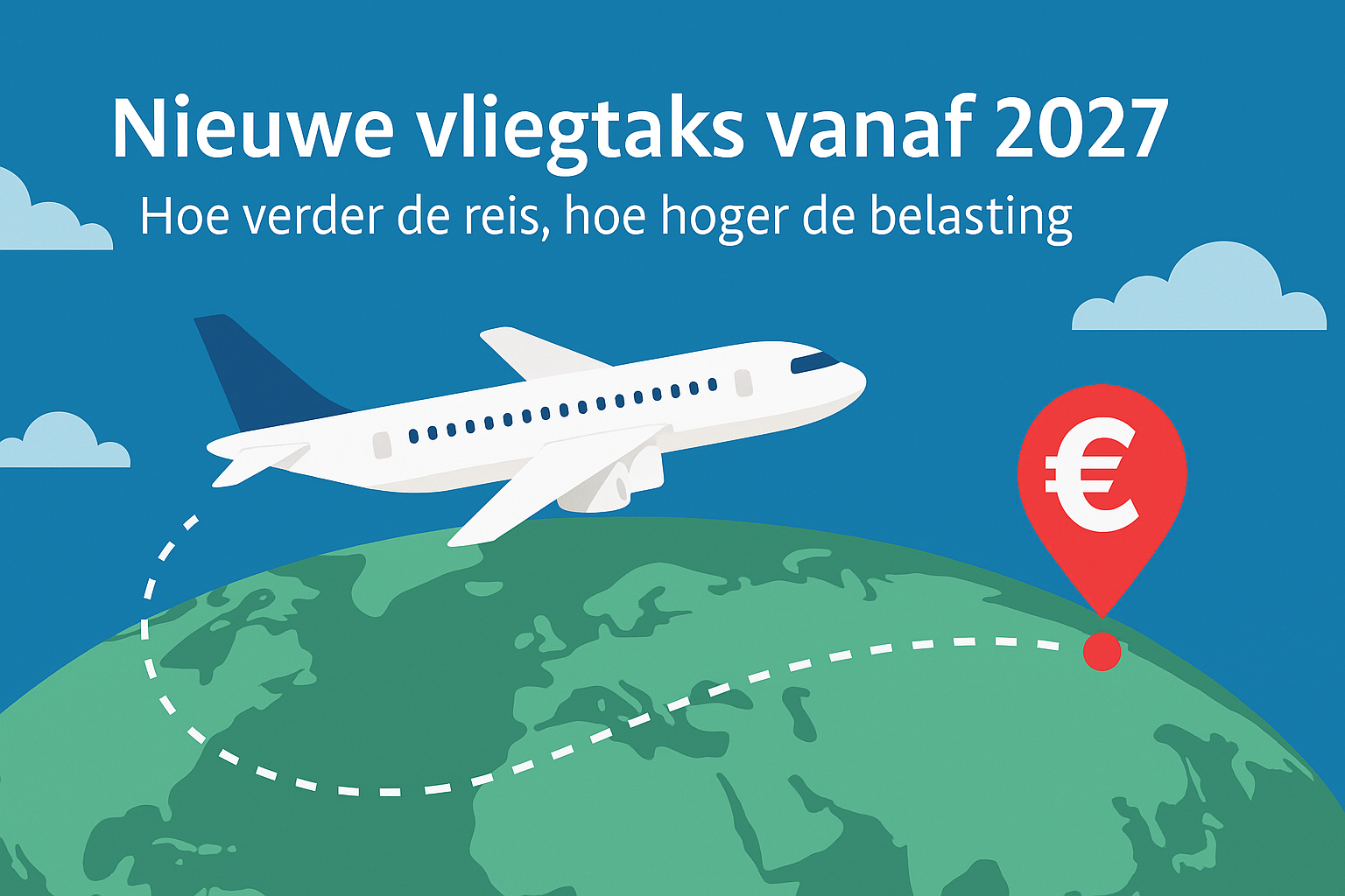 Vliegtaks vanaf 2027 omhoog: hoe verder je vliegt, hoe meer je betaalt 1 vliegtaks